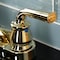 Kingston Brass 4" Centerset Bathroom Faucet, Polished Brass KB252RXLLP - alternate 5